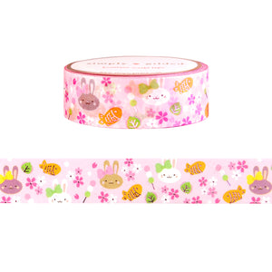 Sakura Kite Festival Pattern washi (15mm + light pink foil)
