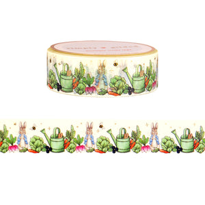 A Garden Tale Mischief washi (15mm + light gold foil)