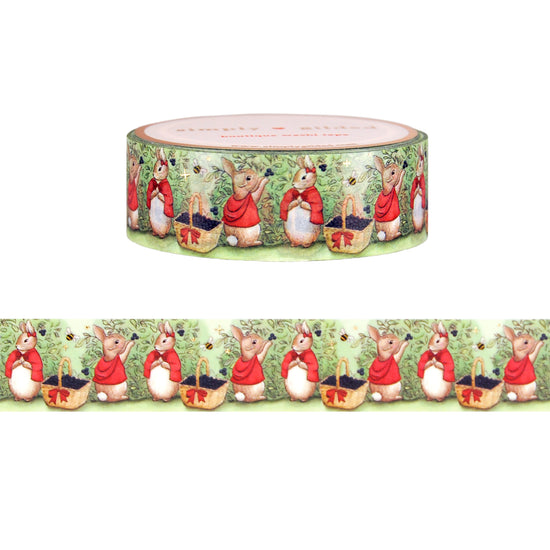 A Garden Tale Berry Picking washi (15mm + light gold foil)