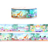 Zoo Landscape washi (15mm + light gold foil)