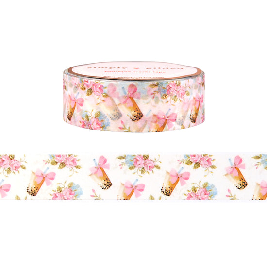 Bowba Pattern washi (15mm + satin gold foil)