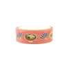 Salmon Pink Ramen Washi (15mm + light gold foil) (Item of the Week)