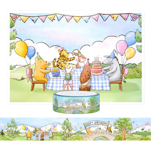 100 Acre Wood Celebration Landscape Passport set (15mm + light gold foil)