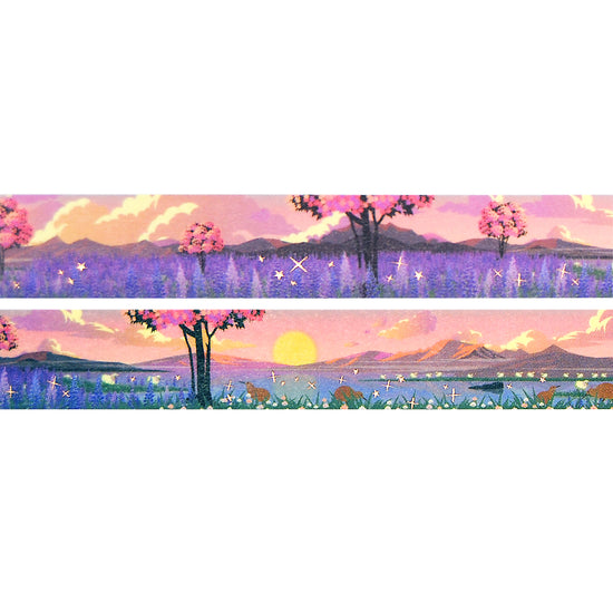 New Zealand Landscape Passport set (15mm + rose gold foil)
