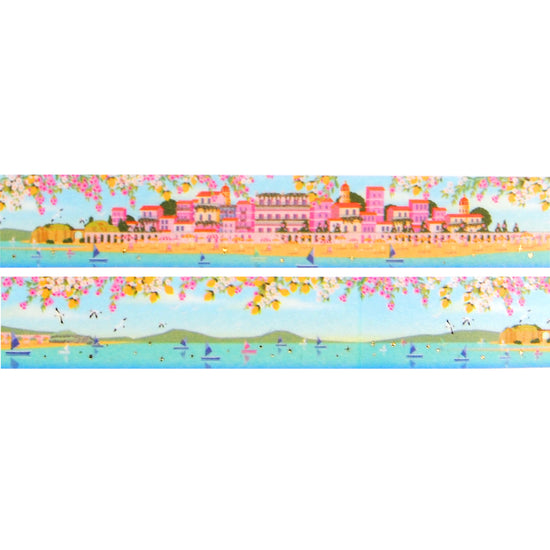 Amalfi Coast Landscape Passport set (15mm + light gold foil)