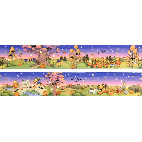100 Acre Wood Halloween Landscape Passport set (15mm + light gold foil)