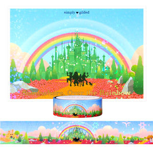 Magical Oz Landscape Passport set (15mm + light gold foil / iridescent star overlay)
