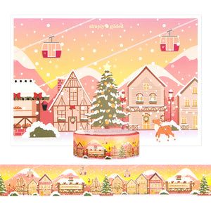 Alpine Blush Landscape Passport set (15mm + light gold foil)