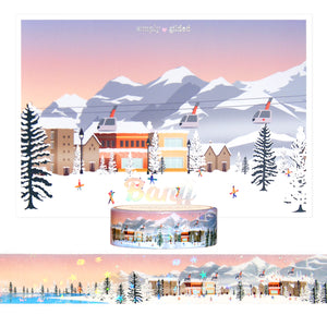 Banff Landscape Passport set (15mm + silver holographic foil / star sparkle overlay)