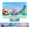 Neverland Landscape Passport Set (15mm + light gold foil / iridescent star overlay)