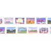 Spring / Summer Passports Stamps washi (25mm + light gold foil)- Restock