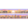 New York City Landscape Passport set (15mm + light gold holographic foil)