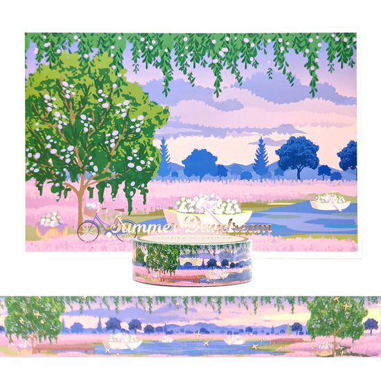 Summer Fancy Landscape Passport set (15mm + rose gold foil)