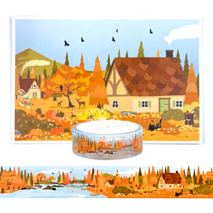 Fall Cottage Passport Set (15mm + rose gold foil)