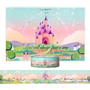 Sleeping Beauty 2.0 Landscape Passport set (15mm + light gold foil / iridescent star overlay)