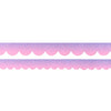 Neon Purple Pink Skies Ombré Glitter Scallop washi set of 2 (10/8mm) (Item of the Week)