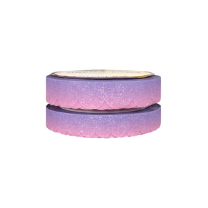 Neon Purple Pink Skies Ombré Glitter Scallop washi set of 2 (10/8mm) (Item of the Week)