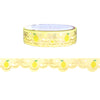 Lemon Scallop washi (12mm + light gold foil) - oops