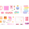 Stationery Lover PET tape (50mm + light gold foil)