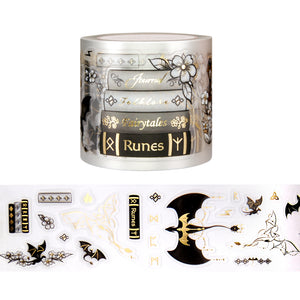 Dragon Tales PET tape (50mm + light gold foil)