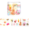 Shave Ice Sky PET tape (50mm + light gold foil)