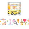 New York City PET tape (50mm + light gold holographic foil)
