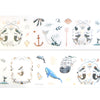 Sea Siren PET tape (50mm + rose gold foil)