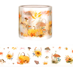 Magical Fall PET tape (50mm + rose gold foil)