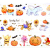100 Acre Wood Halloween PET tape  (50mm + light gold foil)