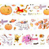 100 Acre Wood Halloween PET tape  (50mm + light gold foil)