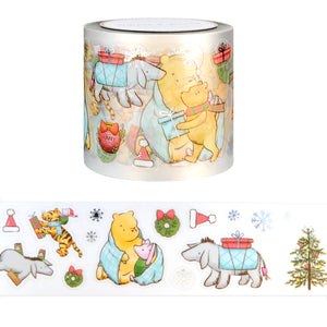 100 Acre Wood in Winter PET tape (50mm + silver foil)