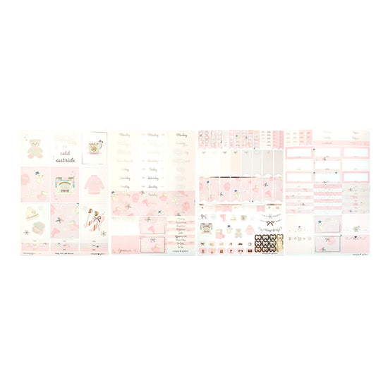 Baby, It's Cold Outside Luxe Sticker kit + rose gold foil (Item of the Week)
