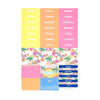 Malibu Dreams Luxe Sticker Kit (light gold holographic foil)