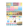 Mermaid Castle Luxe Sticker Kit & date dots (light gold foil)