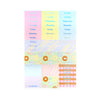 I Donut Care Luxe Sticker Kit + date dots (light gold foil)