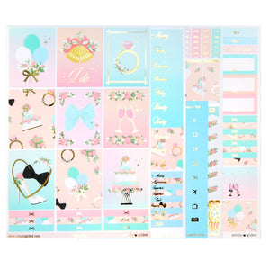 Wedding Bells Luxe Sticker Kit + date dots (you pick)
