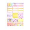Summer Boba Groove Luxe Sticker Kit + date dots (light gold holographic foil)