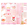 Autumn Blush Luxe Sticker Kit + date dots (satin gold foil)