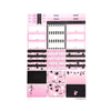 Halloween Party Luxe Sticker Kit + Date dots (holographic black foil)