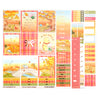 100 Acre Wood in Autumn Luxe Sticker Kit + date dots (rose gold foil)