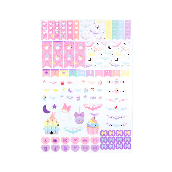 Ghoul Dessert Luxe Sticker Kit + date dots (light purple foil) - oops