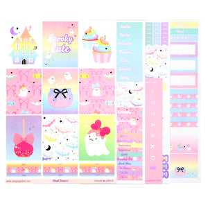 Ghoul Dessert Luxe Sticker Kit + date dots (light purple foil) - oops