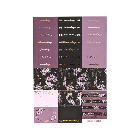 Mystere Luxe Sticker Kit & Date Dots (rose gold foil)