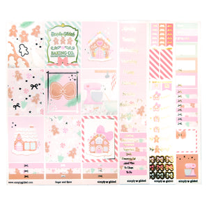 Sugar & Spice Luxe Sticker Kit + date dots (light gold foil)