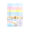 100 Acre Wood in Winter Luxe Sticker Kit + date dots (silver foil)