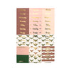 Ornamental Luxe Sticker Kit & Date Dots (light gold foil)