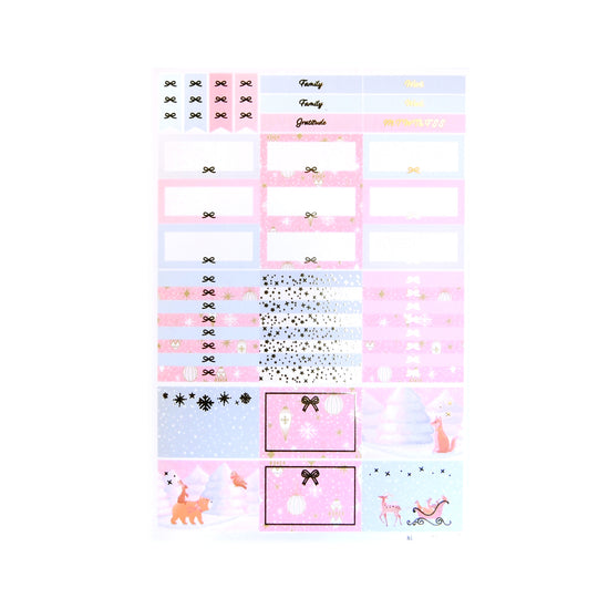 Festive Forest Luxe Sticker Kit + date dots (you pick)