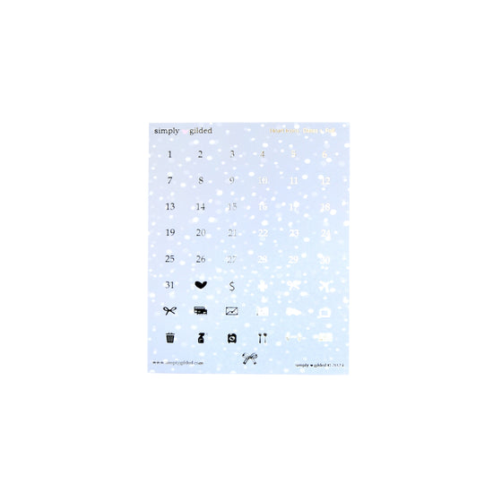 Festive Forest Luxe Sticker Kit + date dots (you pick)