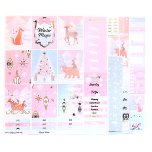 Festive Forest Luxe Sticker Kit + date dots (you pick)