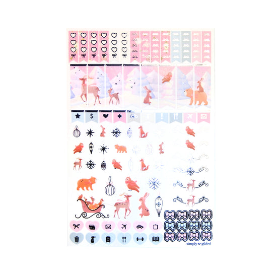 Festive Forest Luxe Sticker Kit + date dots (you pick)